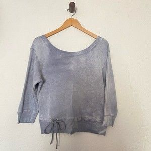 Juicy Couture Gray Acid Wash Pullover
